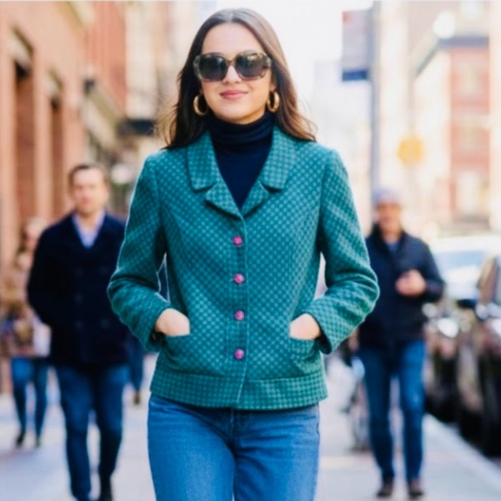 Vintage green blazer